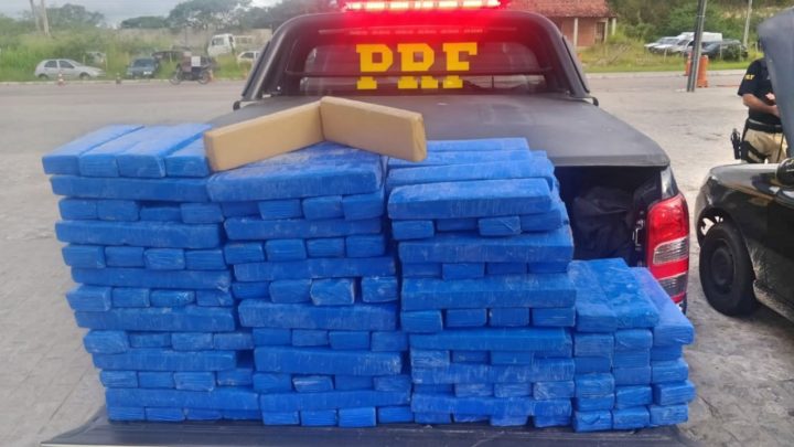 Carro com 204 Kg de maconha é apreendido na BR-232