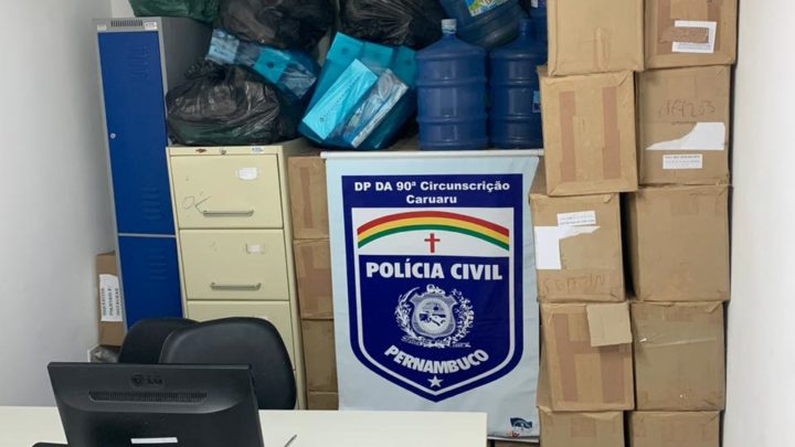 Caruaru: Polícia apreende quase 2 mil pares de sapatos e homem é preso em flagrante delito