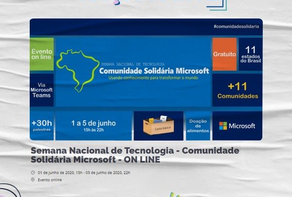 Centro de Serviço à Vida participa de evento solidário da Microsoft
