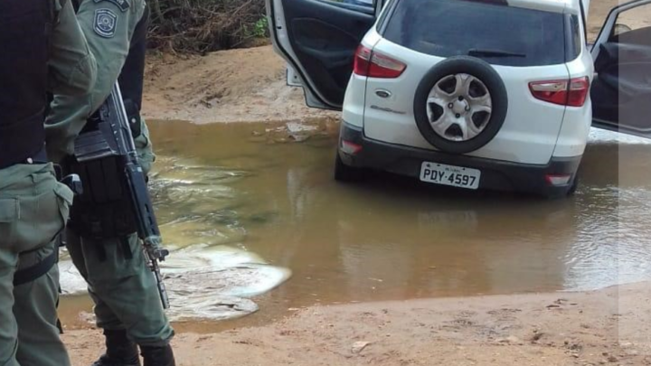 Acusado de arrombar bancos morre em troca de tiros com BEPI e armas são apreedidas