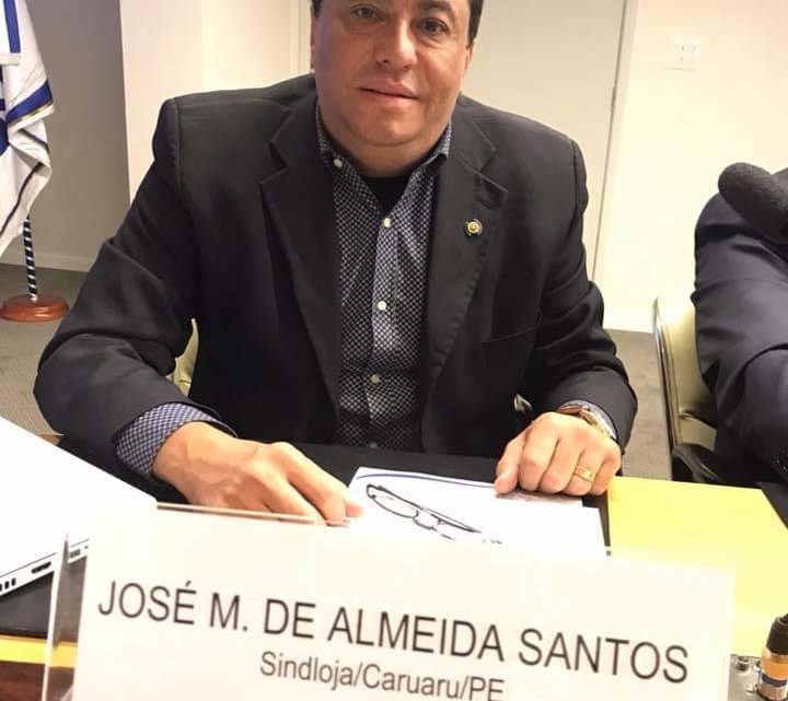 Empresário Manoel Santos se licencia da presidência do Sindloja Empresário Manoel Santos se licencia da presidência do Sindloja