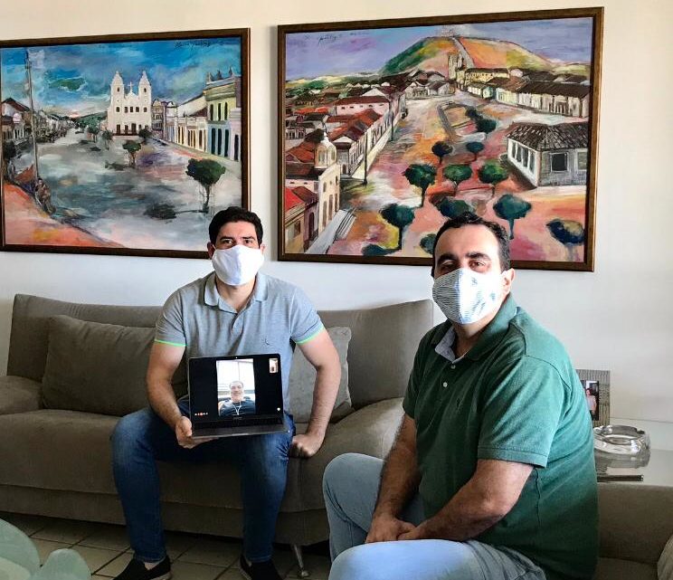 Presidente do PSB Caruaru Marcelo Gomes tem reunião com Tony Gel sobre as eleições