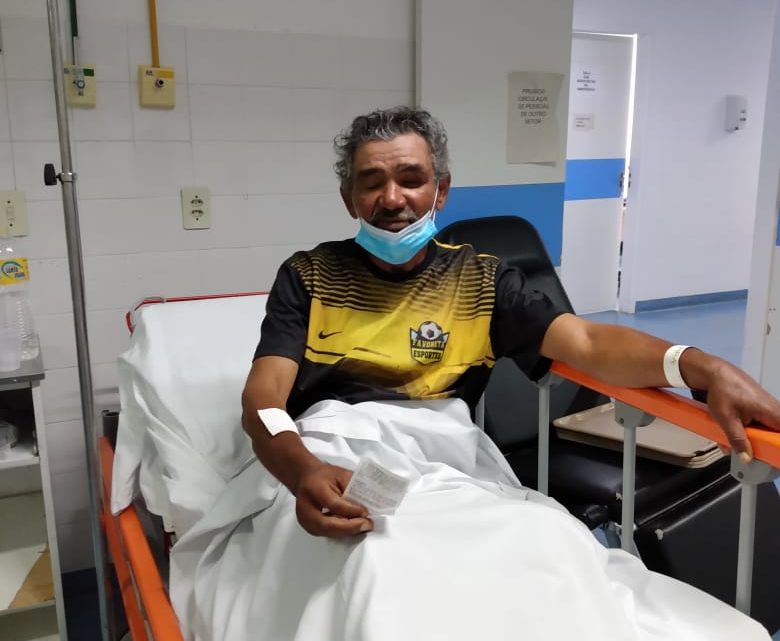 Paciente que está interno no HRA em Caruaru procura familiares Paciente que está interno no HRA em Caruaru procura familiares