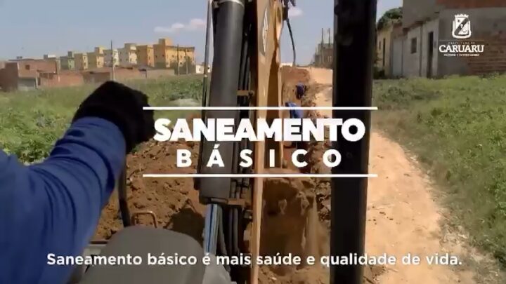 Saneamento básico em diversos bairros e distritos de Caruaru