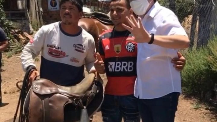 Raffiê faz visita nesse domingo (18) na zona rural de Caruaru