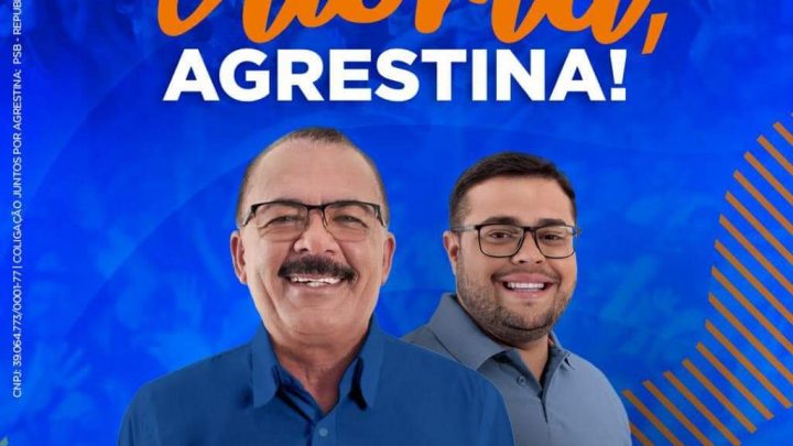 Josué Mendes é eleito prefeito de Agrestina e confira a lista dos vereadores eleitos