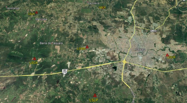 Instaladas em Caruaru cinco estações sismográficas para monitorar tremores de terra