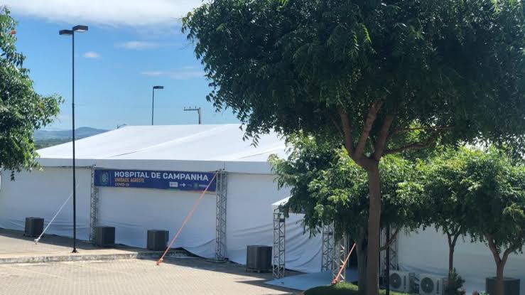 Hospital de Campanha de Caruaru tem 12 pacientes na clínica de isolamento e 3 na UTI Covid-19