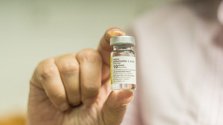 Campanha de vacinação contra poliomielite é prorrogada mais uma vez