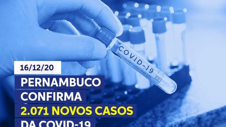 Pernambuco confirma mais de 2 mil novos casos da Covid-Covid-19 e mais 15 mortes