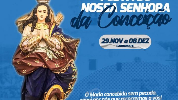 Confira a programação da Festa de Nossa Senhora da Conceição que segue até o dia 08 de dezembro