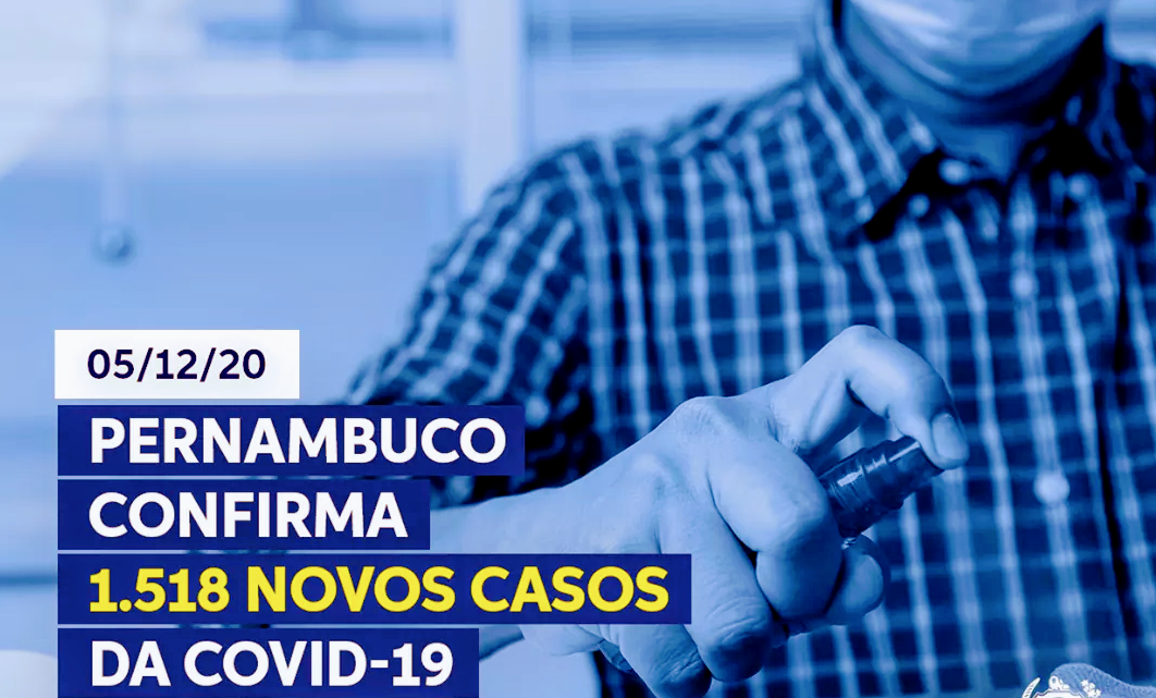 Pernambuco registra 1.518 novos casos de Covid-19 e 21 novas mortes Pernambuco registra 1.518 novos casos de Covid-19 e 21 novas mortes