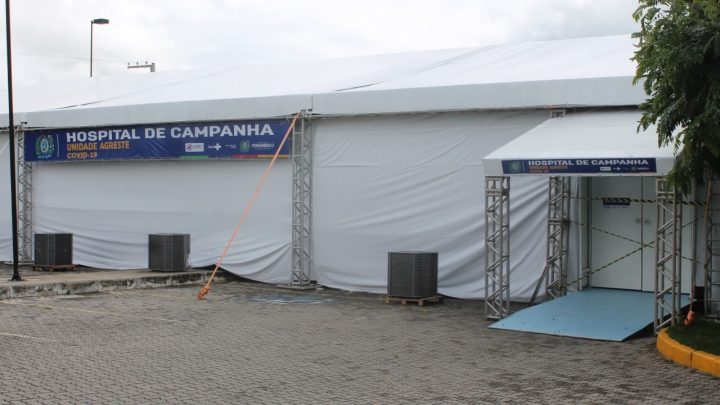 Hospital de Campanha de Caruaru e HMV estão com 25 pacientes na UTI Covid-19