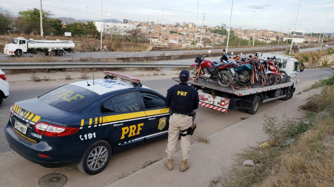 Fiscalização recolhe 39 veículos irregulares na BR 104 em Caruaru