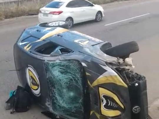 Acidente entre carro e moto com vítima fatal na BR 232 em Caruaru