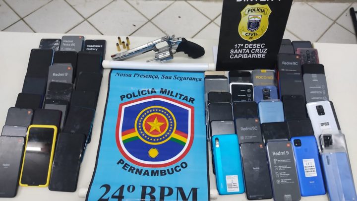 Policiais do 24° BPM libertam 25 reféns e prendem assaltantes em estabelecimento comercial