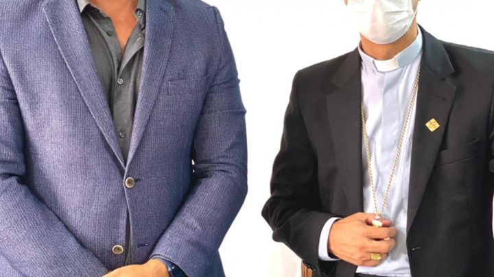 Anderson Correia se reúne com Bispo de Caruaru para debater a diminuição de fogos de estampido
