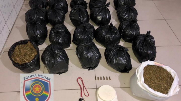 PM apreende mais de 35 kg de maconha e realiza prisões em Caruaru e Gravatá