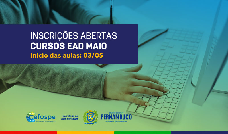 SAD traz novidades em cursos a distância em maio com 2.750 vagas em 32 capacitações SAD traz novidades em cursos a distância em maio com 2.750 vagas em 32 capacitações