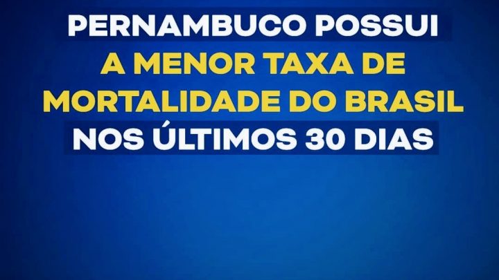 PE tem 1 milhão de vacinados contra covid-19 e Estado tem menor taxa de mortalidade do Brasil nos últimos 30 dias