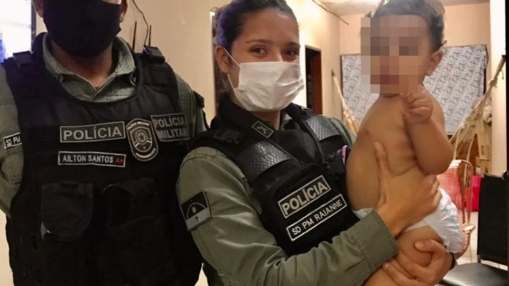 Policiais ajudam a salvar criança asfixiada em Caruaru