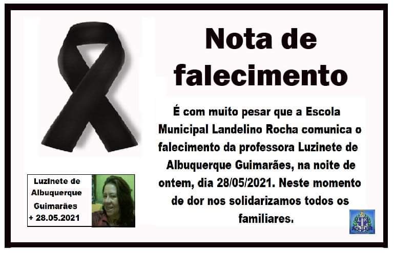 Morre professora da rede municipal de Caruaru vitima de covid-19 Morre professora da rede municipal de Caruaru vitima de covid-19