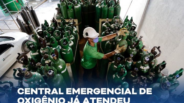 Central emergencial de oxigênio do Governo-PE já atendeu 30 cidades pernambucanas