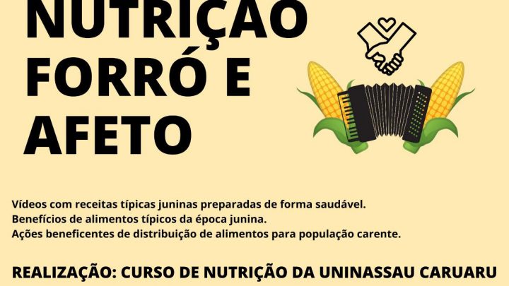 Projeto leva nutrição e tradição à Caruaru com arrecadação de alimentos e produtos de higiene