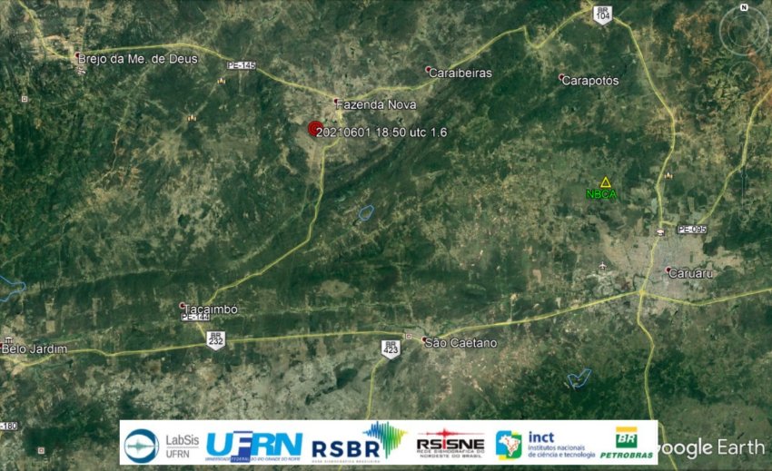 Terra volta a tremer no Agreste de Pernambuco