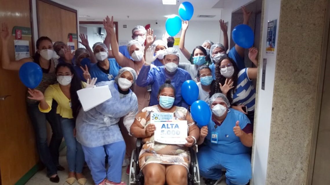 Hospital de Referência à Covid-19 em Pernambuco, supera marca de 5 mil altas Hospital de Referência à Covid-19 em Pernambuco, supera marca de 5 mil altas