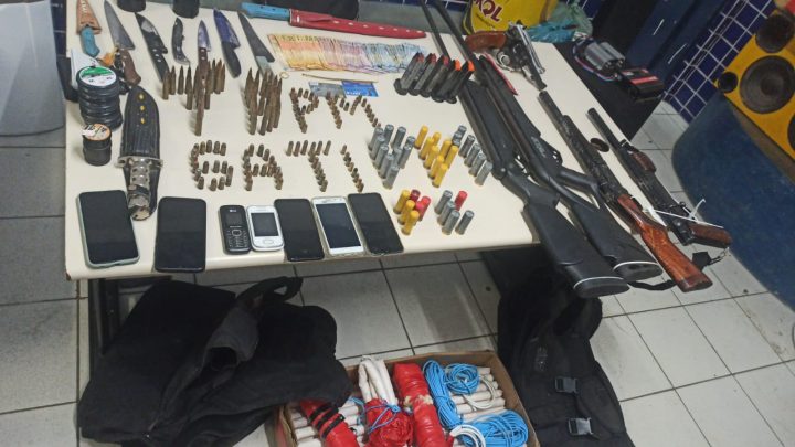 Quadrilha fortemente armada é capturada pela PM em Pernambuco