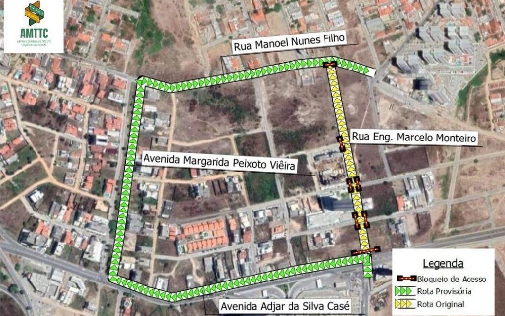 AMTTC interdita rua em Caruaru para execução de obras da Adutora do Agreste AMTTC interdita rua em Caruaru para execução de obras da Adutora do Agreste