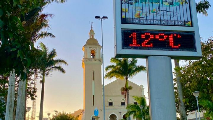 Muito frio em Taquaritinga do Norte, termômetro registra 12°C e atrai turistas