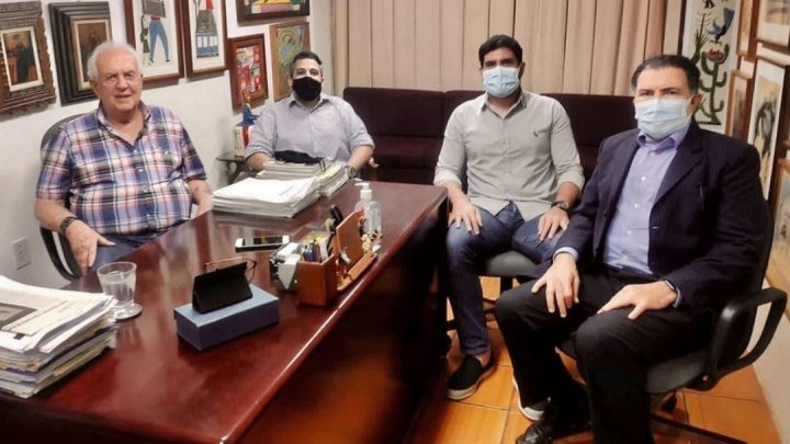 Tony Gel e Tonynho Rodrigues se reúnem com Jarbas Vasconcelos