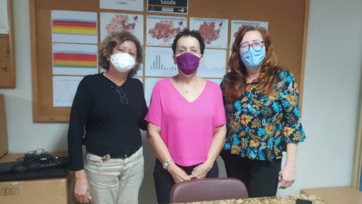 Laura Gomes tem reunião com gerência da IV GERES sobre combate a pandemia e taxa de vacinação