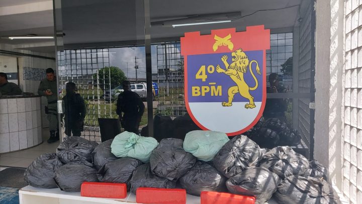 Policiais do 4° BPM apreendem 25 kg de maconha em Residencial, em Caruaru