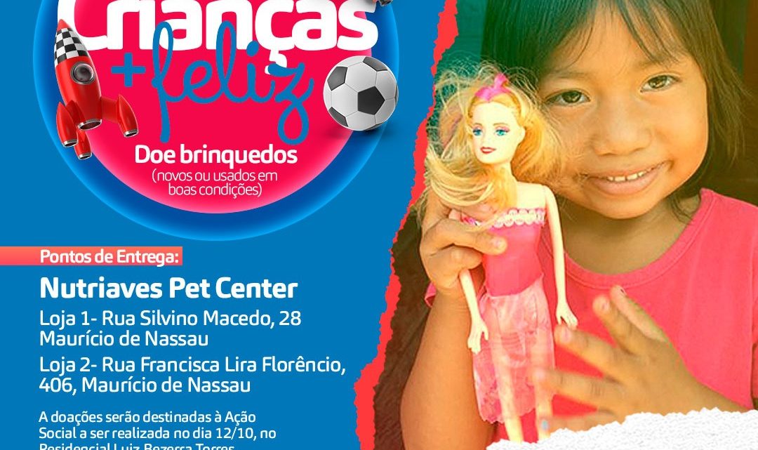 Anderson Correia faz campanha de arrecadação de brinquedos para ação do Dia das Crianças Anderson Correia faz campanha de arrecadação de brinquedos para ação do Dia das Crianças