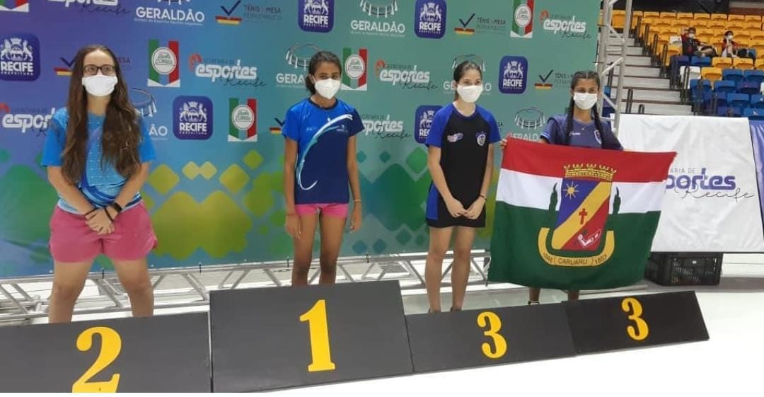 Caruaru conquista 6 medalhas na Etapa Nacional de Tênis de mesa