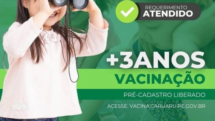 Fagner comemora pré-cadastro para crianças acima de 3 anos