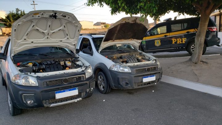 Motorista é detido com réplica de pistola e caminhonete roubada na BR 232