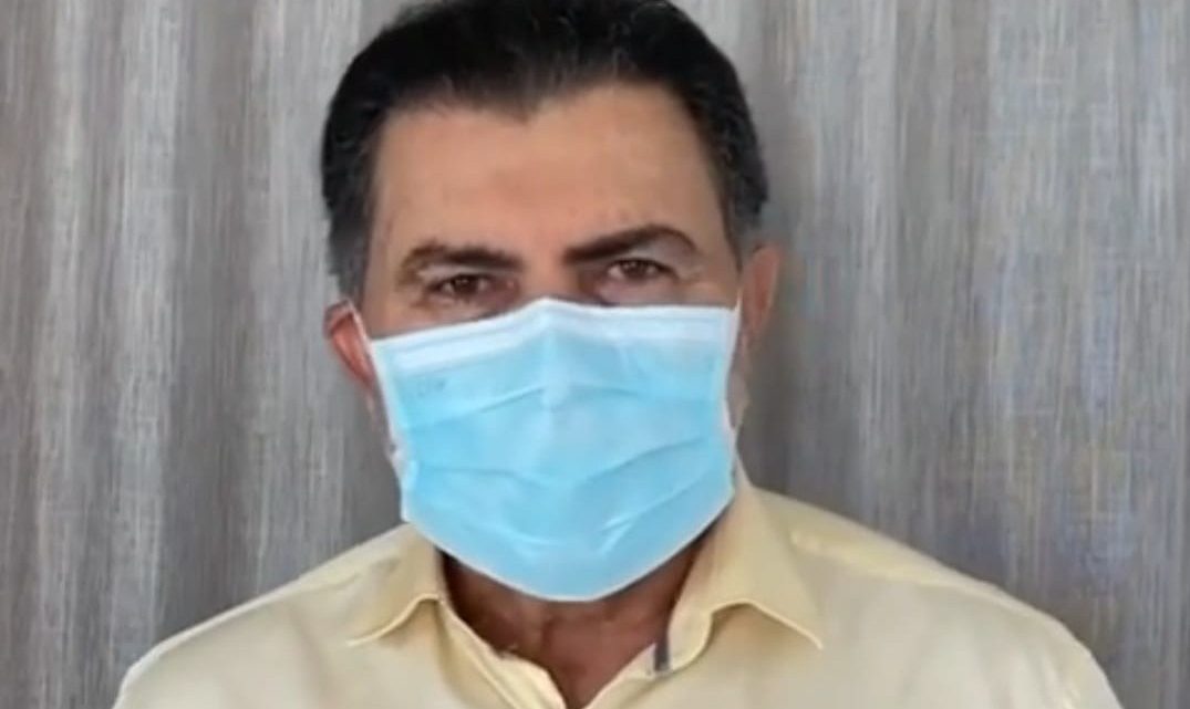 Deputado Tony Gel testa positivo para Covid-19 após tomar as duas doses da vacina