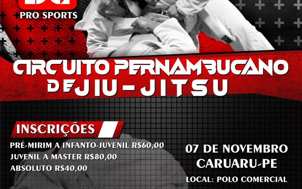 Circuito Pernambucano de Jiu-Jitsu será realizado em Caruaru com cerca de 500 atletas