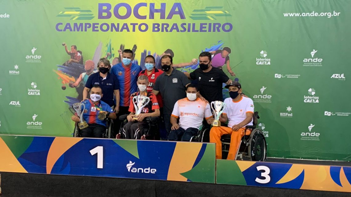 Apodec conquista medalha de ouro no Campeonato Brasileiro Masculino de Bocha Paralímpica