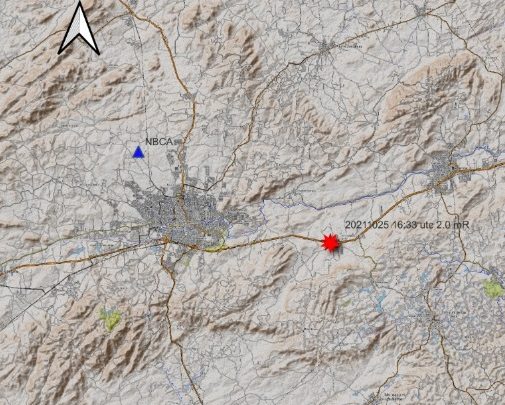 Tremor de terra é registrado no município de Bezerros