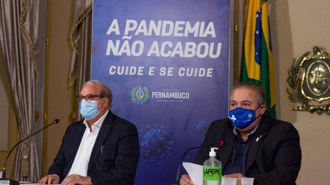 Liberação do uso de máscaras em Pernambuco só será possível com 80% da população vacinada