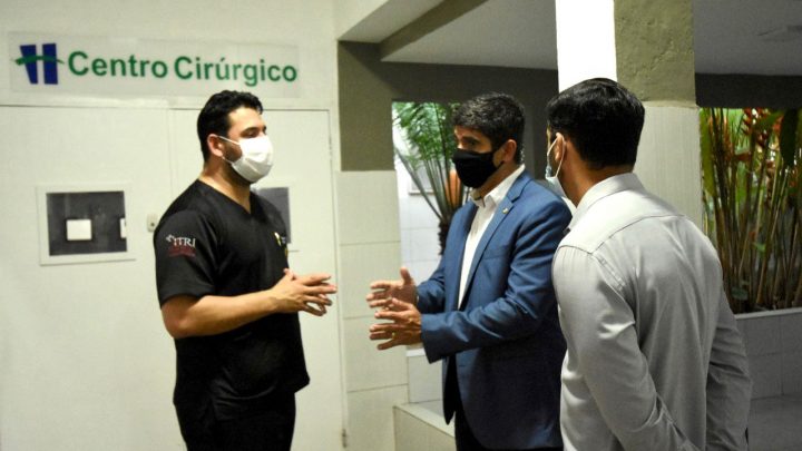 Deputado Erick Lessa visita Hospital Jesus Pequenino