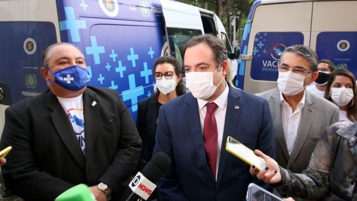 Para reforçar a vacinação, vans irão a municípios de Pernambuco com as menores taxas de imunização