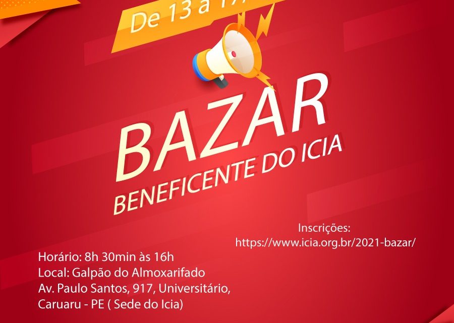Icia realiza a 2ª edição do Bazar Beneficente com produtos apreendidos da Receita Federal
