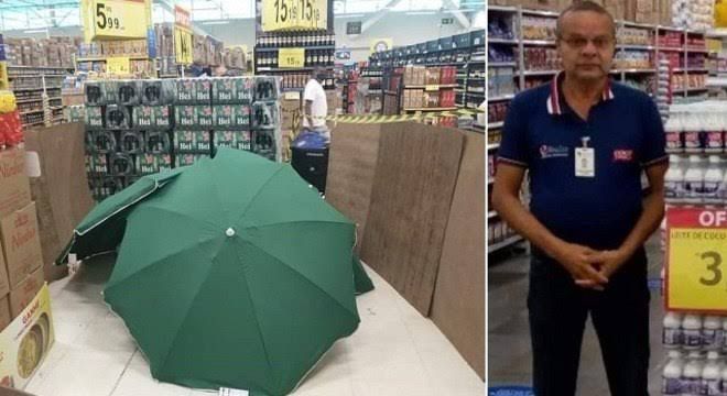 Processo de danos morais movido por viúva de trabalhador que ficou com corpo coberto por guarda-sóis no Carrefour aguarda sentença Processo de danos morais movido por viúva de trabalhador que ficou com corpo coberto por guarda-sóis no Carrefour aguarda sentença