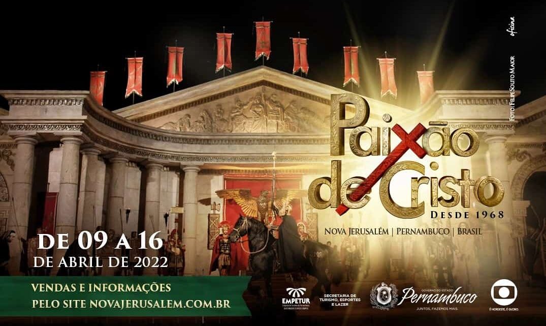 Ingressos da Paixão de Cristo de Nova Jerusalém serão vendidos pelo site a partir de quarta-feira (15)